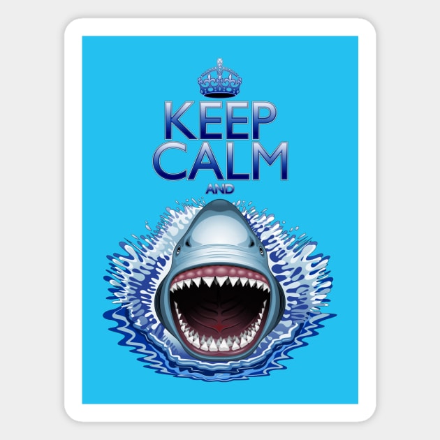 Keep calm Magnet by BluedarkArt